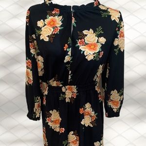 Loft Rayon Floral Dress-Medium